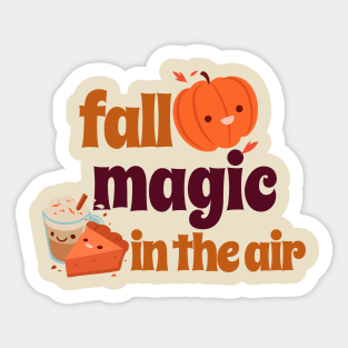 Fall magic in the air Sticker